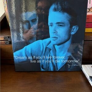 Blue Inspirational Art Print